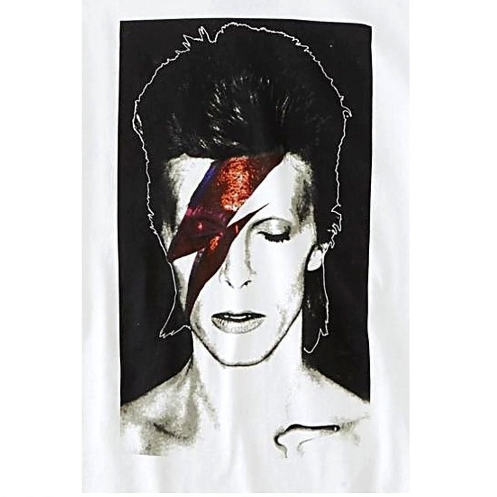 David Bowie Aladdin Sane glam pop rock T-Shirt M L XL NWT - Picture 3 of 3